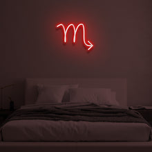 Load image into Gallery viewer, "SCORPIO" LED Neon Sign