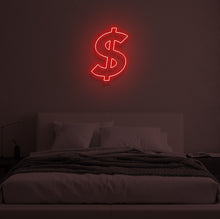 Load image into Gallery viewer, "DOLLAR SIGN" LED Neon Sign