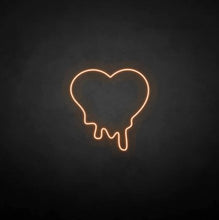 Load image into Gallery viewer, "MELTING HEART ART" LED Neon Sign