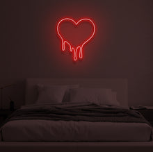 Load image into Gallery viewer, "MELTING HEART" LED Neon Sign