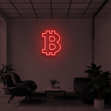 Load image into Gallery viewer, "BITCOIN" LED Neon Sign