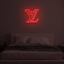 Load image into Gallery viewer, "LV" LED Neon Sign