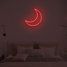 Load image into Gallery viewer, "CRESCENT MOON" LED Neon Sign