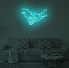 Load image into Gallery viewer, "HOLD MY HAND" LED Neon Sign