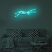 Load image into Gallery viewer, "THE CREATION OF ADAM" LED Neon Sign