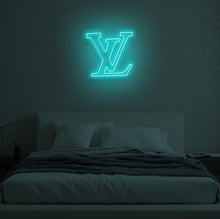 Load image into Gallery viewer, "LV" LED Neon Sign