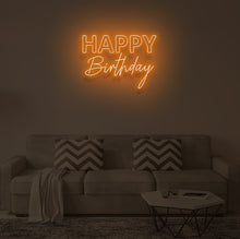 Load image into Gallery viewer, "HAPPY BIRTHDAY V2" LED Neon Sign