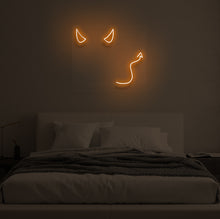 Load image into Gallery viewer, "DEVIL HORNS" LED Neon Sign