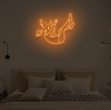 Load image into Gallery viewer, "FALLING IN SPACE" LED Neon Sign