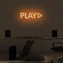 Load image into Gallery viewer, "PRESS PLAY" LED Neon Sign