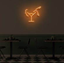 Load image into Gallery viewer, "MARTINI GLASS" LED Neon Sign