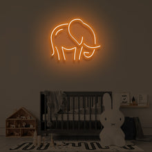 Load image into Gallery viewer, "ELEPHANT" LED Neon Sign