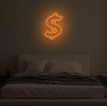 Load image into Gallery viewer, "DOLLAR SIGN" LED Neon Sign