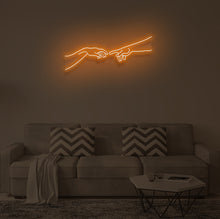 Load image into Gallery viewer, "THE CREATION OF ADAM" LED Neon Sign