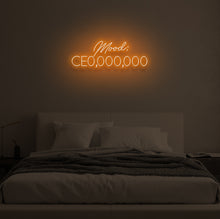 Load image into Gallery viewer, "Mood: CE0,000,000" LED Neon Sign