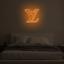 Load image into Gallery viewer, "LV" LED Neon Sign