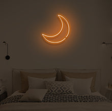 Load image into Gallery viewer, "CRESCENT MOON" LED Neon Sign