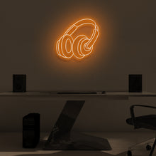 Load image into Gallery viewer, "HEADPHONES" LED Neon Sign
