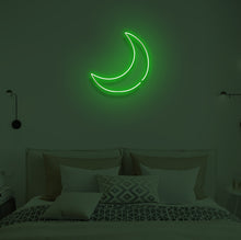 Load image into Gallery viewer, "CRESCENT MOON" LED Neon Sign