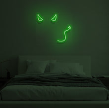 Load image into Gallery viewer, "DEVIL HORNS" LED Neon Sign