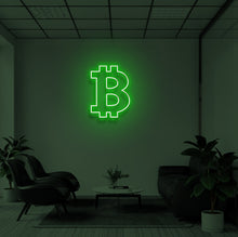 Load image into Gallery viewer, "BITCOIN" LED Neon Sign