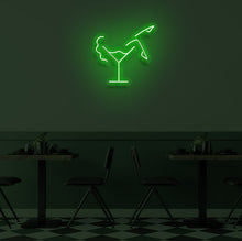 Load image into Gallery viewer, "MARTINI GLASS" LED Neon Sign