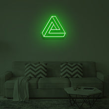 Load image into Gallery viewer, "THE PENROSE TRIANGLE" LED Neon Sign