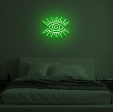 Load image into Gallery viewer, "EVIL EYE" LED Neon Sign