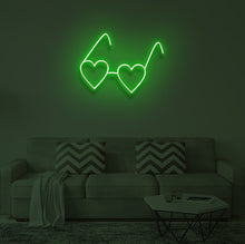 Load image into Gallery viewer, "HEART EYES" LED Neon Sign