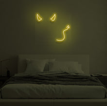Load image into Gallery viewer, "DEVIL HORNS" LED Neon Sign