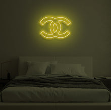 Load image into Gallery viewer, "CC" LED Neon Sign