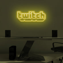 Load image into Gallery viewer, "TWITCH" LED Neon Sign