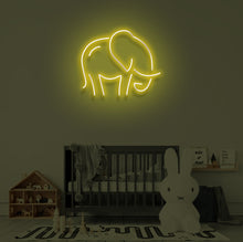 Load image into Gallery viewer, "ELEPHANT" LED Neon Sign
