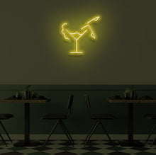 Load image into Gallery viewer, "MARTINI GLASS" LED Neon Sign