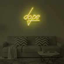 Load image into Gallery viewer, "DOPE" LED Neon Sign