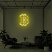Load image into Gallery viewer, "BITCOIN" LED Neon Sign