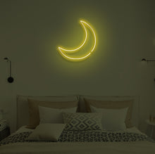 Load image into Gallery viewer, "CRESCENT MOON" LED Neon Sign