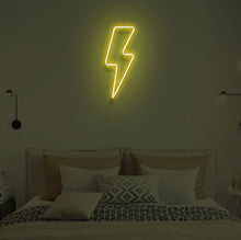 Load image into Gallery viewer, "LIGHTNING BOLT" LED Neon Sign