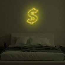 Load image into Gallery viewer, "DOLLAR SIGN" LED Neon Sign