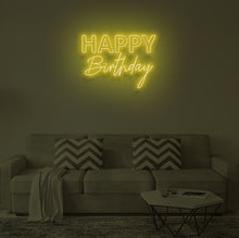 Load image into Gallery viewer, "HAPPY BIRTHDAY V2" LED Neon Sign