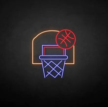 Load image into Gallery viewer, "Basketball Hoop" LED Neon Sign