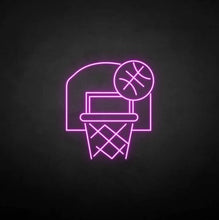 Load image into Gallery viewer, "Basketball Hoop" LED Neon Sign