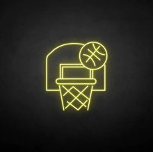 Load image into Gallery viewer, "Basketball Hoop" LED Neon Sign