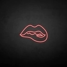 Load image into Gallery viewer, "Bite the Lips" LED Neon Sign