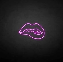Load image into Gallery viewer, "Bite the Lips" LED Neon Sign