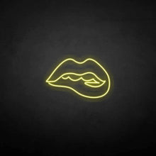 Load image into Gallery viewer, "Bite the Lips" LED Neon Sign