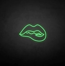 Load image into Gallery viewer, "Bite the Lips" LED Neon Sign