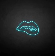Load image into Gallery viewer, "Bite the Lips" LED Neon Sign