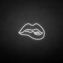 Load image into Gallery viewer, "Bite the Lips" LED Neon Sign