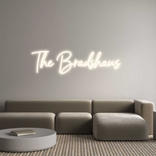 Load image into Gallery viewer, Custom Neon: The Bradshaws

